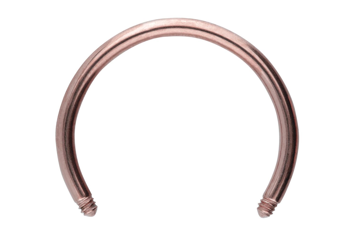 Titan Hufeisenring Piercing ohne Kugel